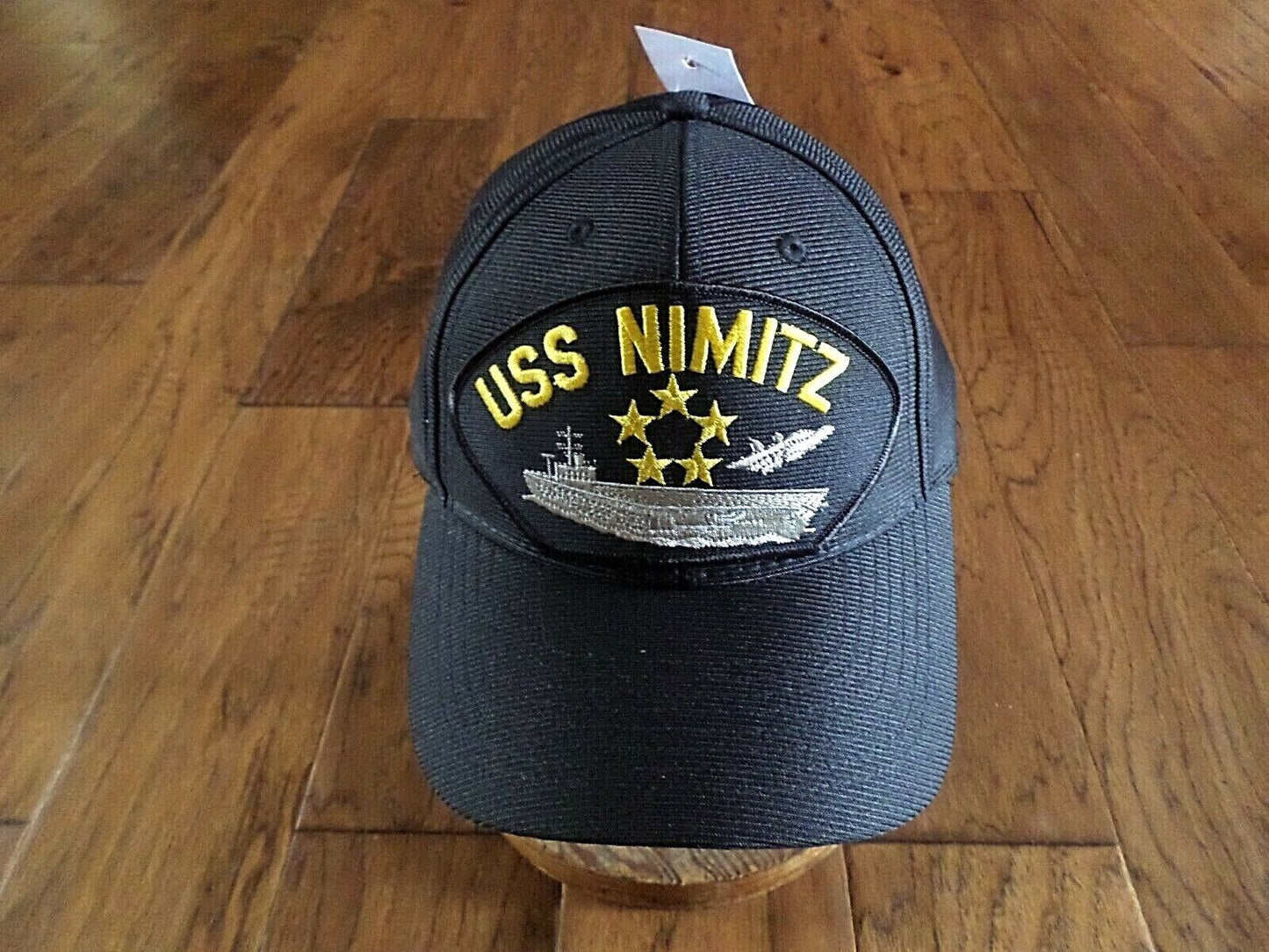 USS NIMITZ U.S NAVY SHIP HAT U.S MILITARY OFFICIAL BALL CAP U.S.A. MADE