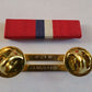 PHILIPPINE LIBERATION RIBBON WITH BRASS RIBBON HOLDER U.S MILITARY VETERAN
