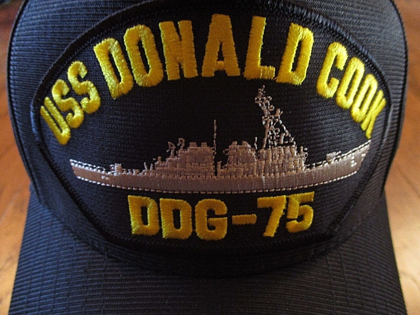 USS DONALD COOK DDG-75 NAVY SHIP HAT U.S MILITARY OFFICIAL BALL CAP U.S MADE