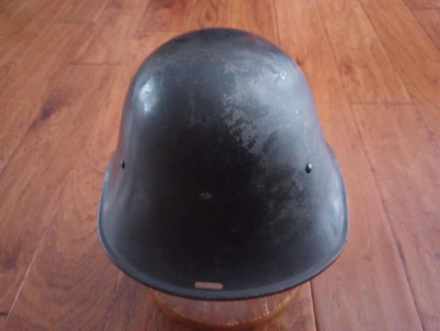 PRE WWII DUTCH POLICE HELMET M34 ORIGINAL MARKED 1440