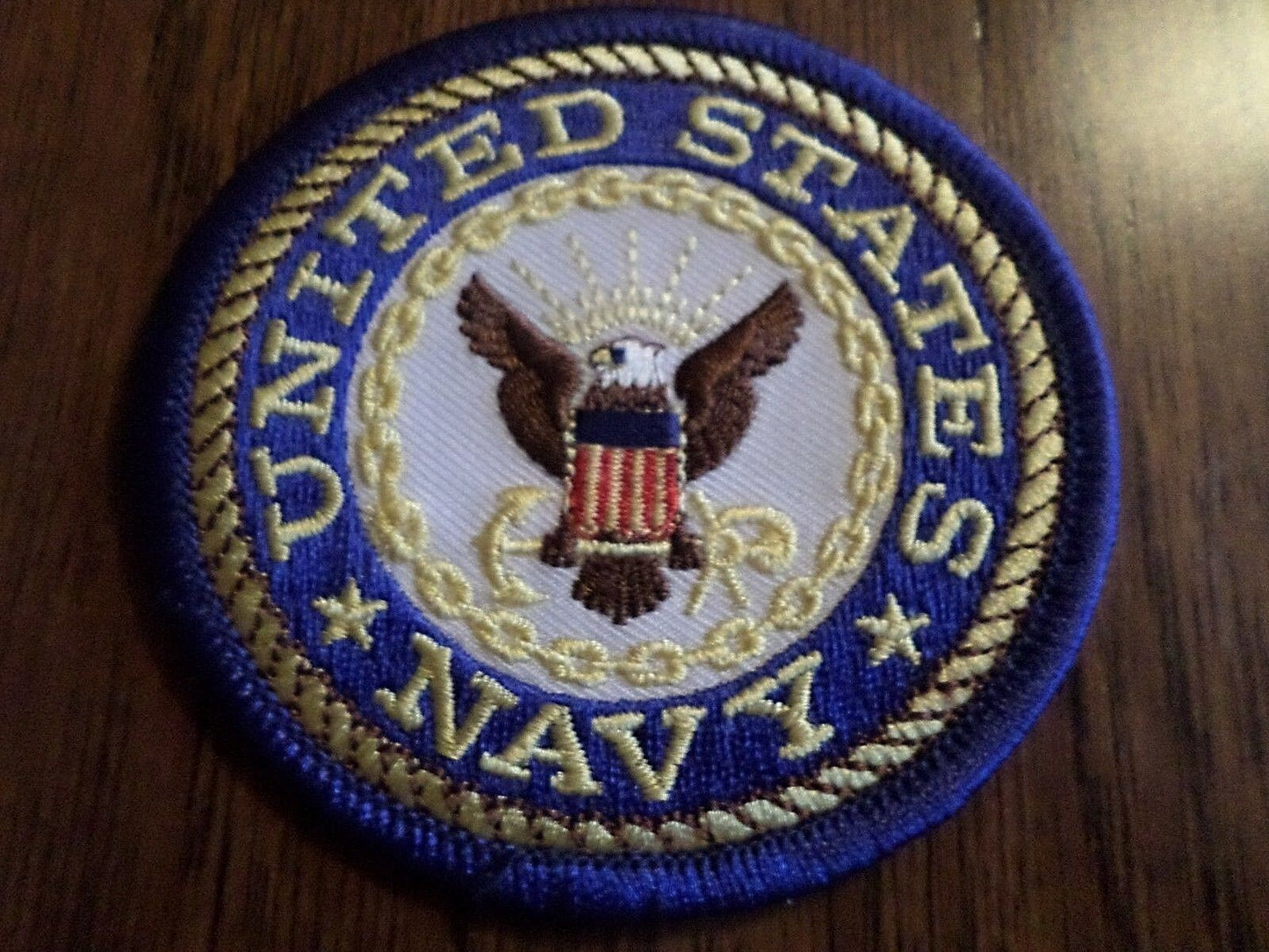 U.S. MILITARY NAVY EMBROIDERED PATCH UNITED STATES NAVY 3" X 3" NEW