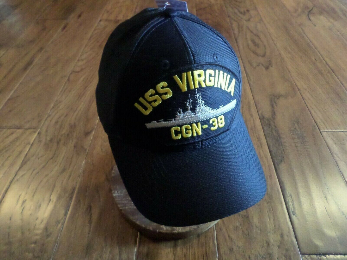 USS VIRGINIA CGN-38 U.S NAVY CRUISER SHIP HAT OFFICIAL MILITARY BALL CAP