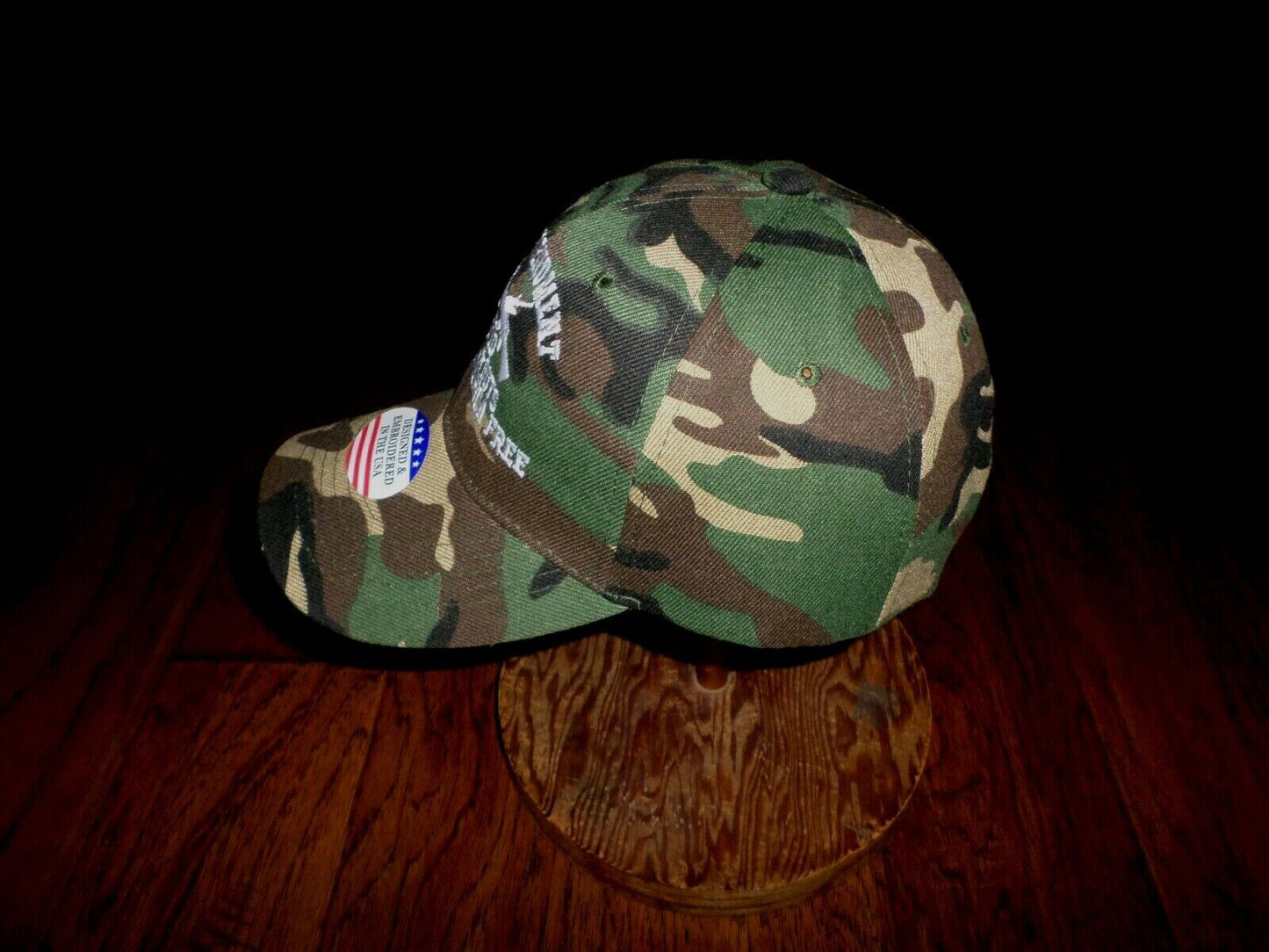 2nd AMENDMENT HAT GOD GUNS GUTS MADE AMERICA FREE CAP EMBROIDERED CAMOUFLAGE