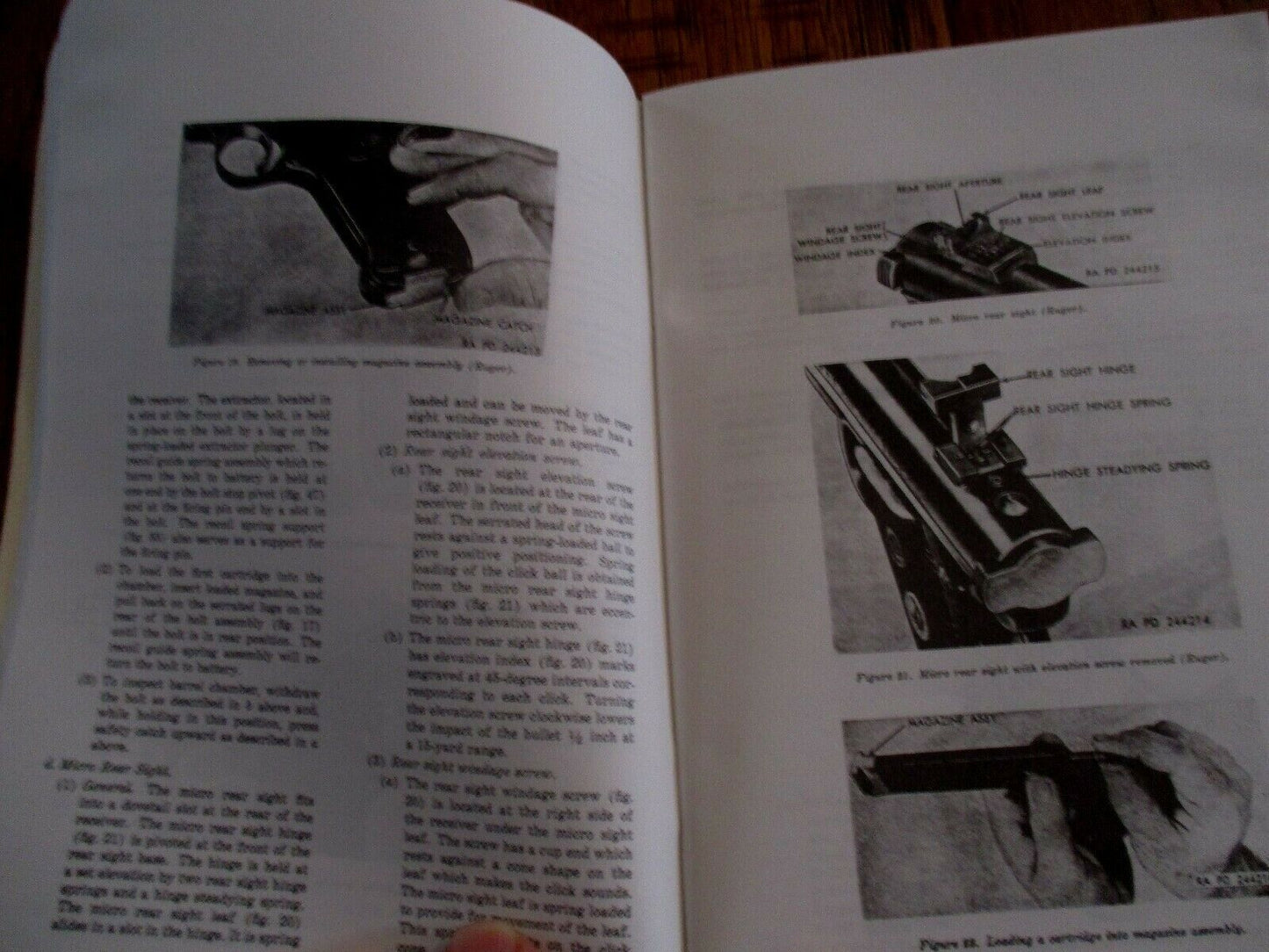 U.S ARMY 22 HIGH STANDARD RUGER MK1 38 S&W 30.06 WINCHESTER M-70 HANDBOOK