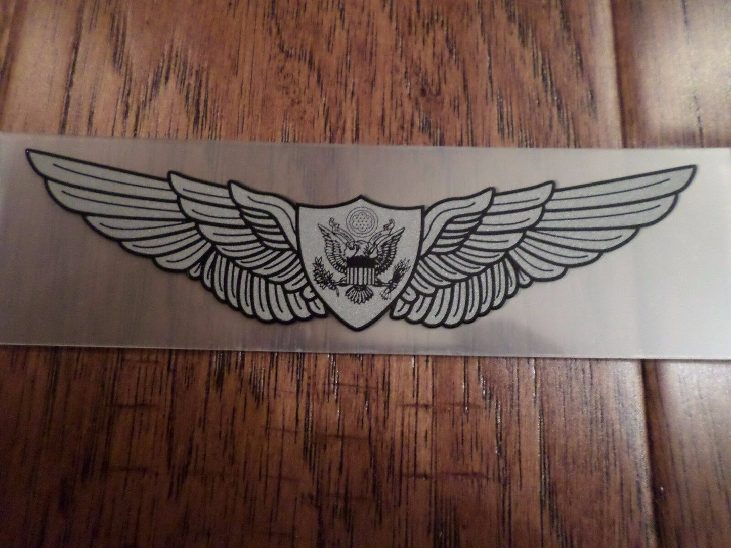 U.S MILITARY ARMY AIRCREW WINGS BADGE WINDOW DECAL STICKER 5.75" X 1.5"