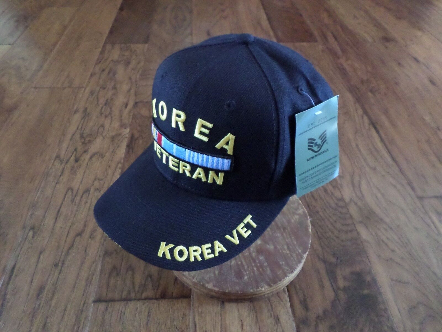 U.S MILITARY KOREA VETERAN HAT DELUXE 3D EMBROIDERED BALL CAP