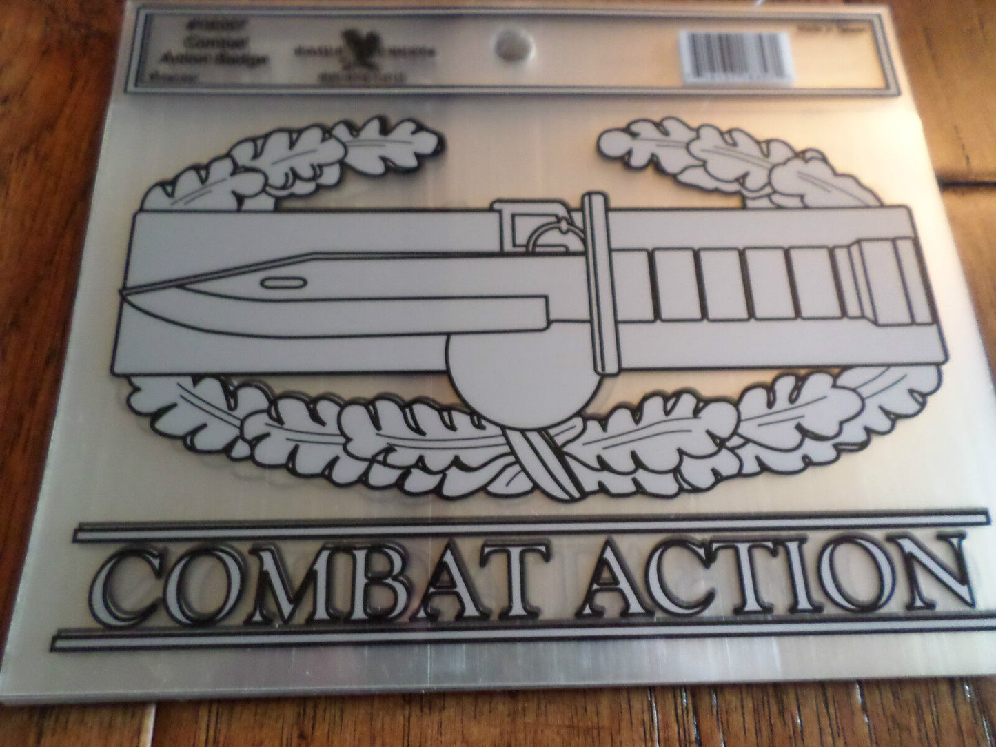 U.S. MILITARY COMBAT ACTION  WINDOW DECAL/BUMPER STICKER.