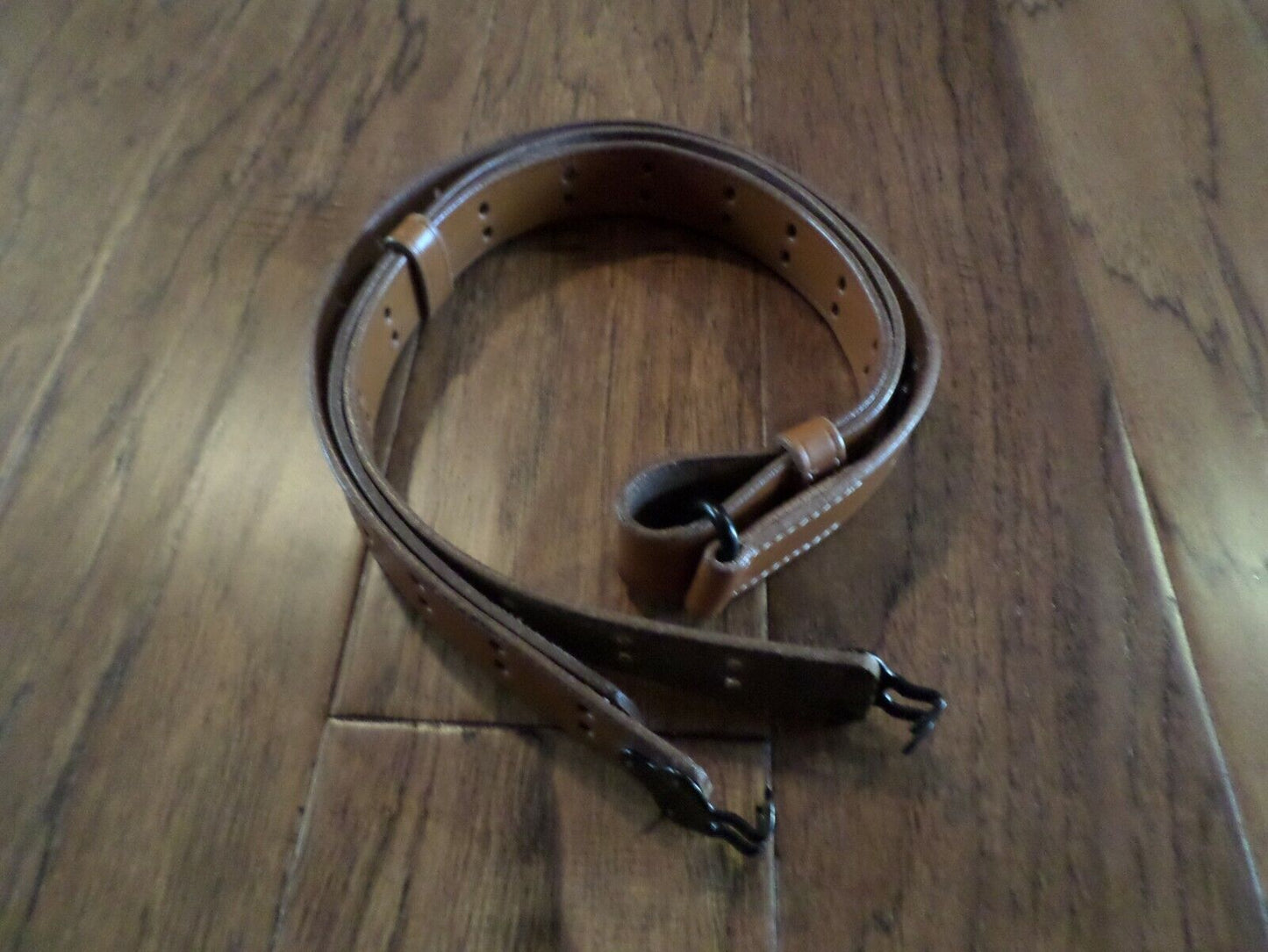 WWII M1 GARAND LEATHER RIFLE SLING M1907 NEW HEAVY DUTY TOP GRADE LEATHER