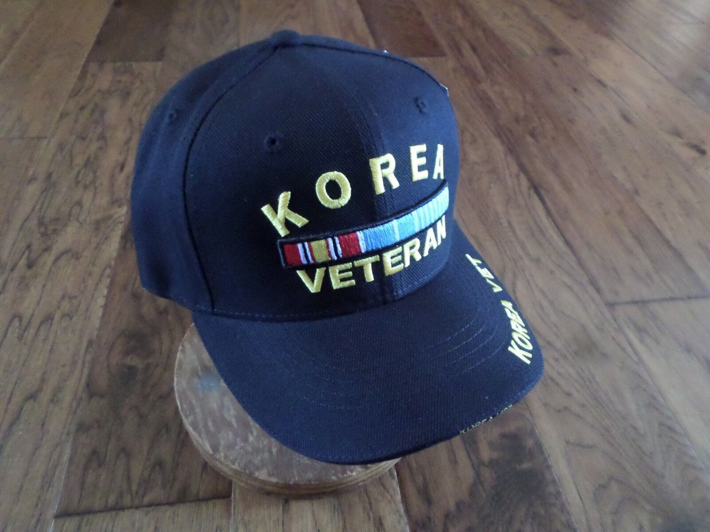 U.S MILITARY KOREA VETERAN HAT DELUXE 3D EMBROIDERED BALL CAP