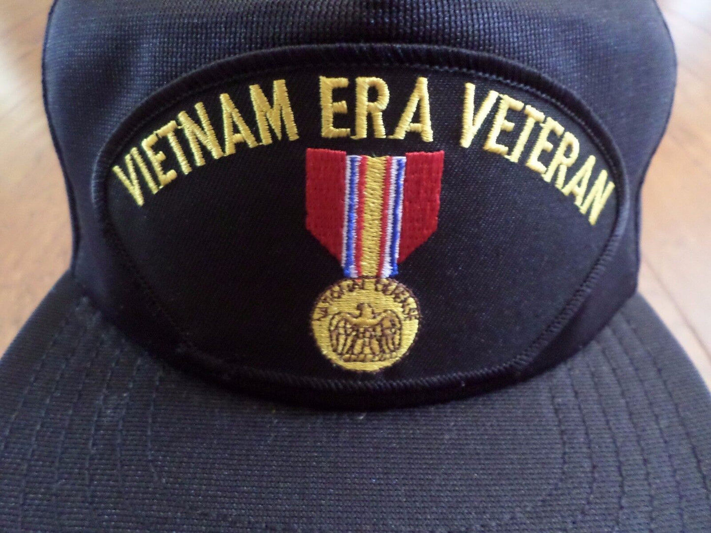 U.S VIETNAM VETERAN HAT NATIONAL DEFENSE MEDAL U.S MILITARY BALL CAP U.S.A MADE