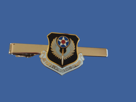 U.S MILITARY AIR FORCE SPECIAL OPERATIONS COMMAND TIE BAR TIE TAC CLIP ON TYPE