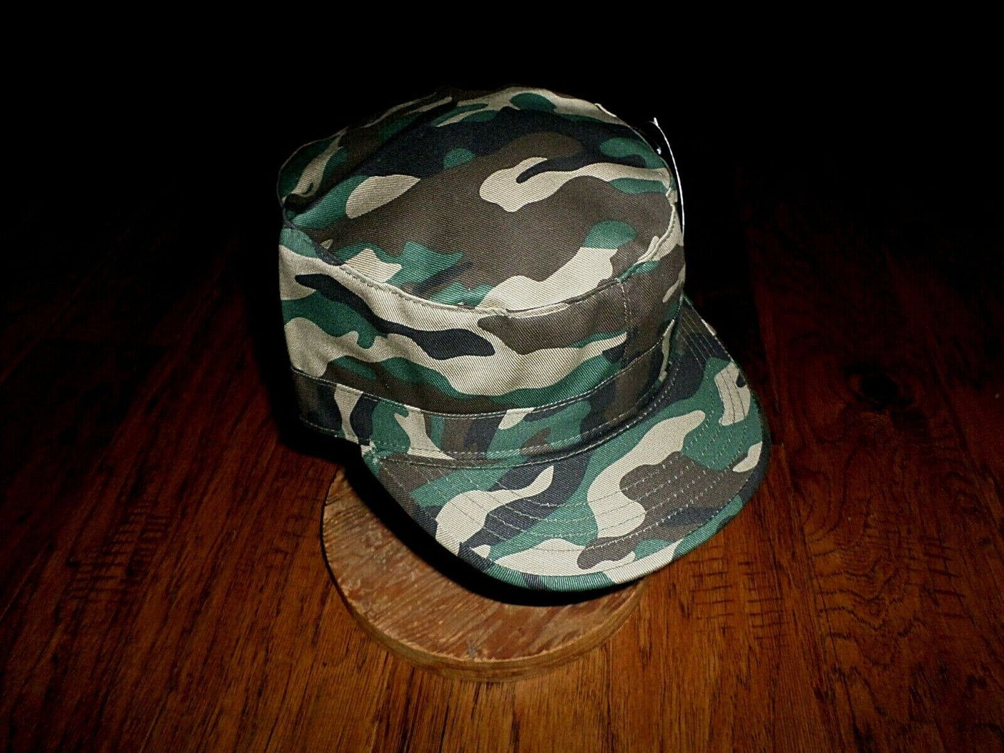 Military Army Style Woodland Camouflage Combat BDU Hat 100% Cotton BDU Cap