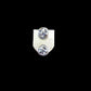 SKULL AND BONES HAT PIN LAPEL DOUBLE POST PIN NEW IN BAGS