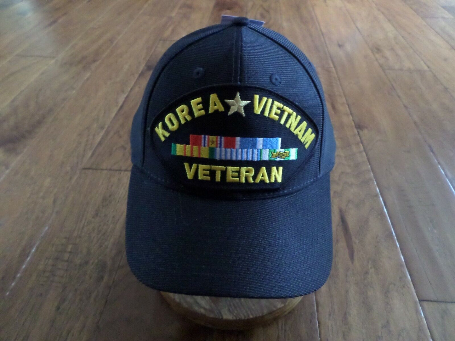 U.S MILITARY KOREA VIETNAM VETERAN HAT U.S MILITARY OFFICIAL BALL CAP U.S.A MADE