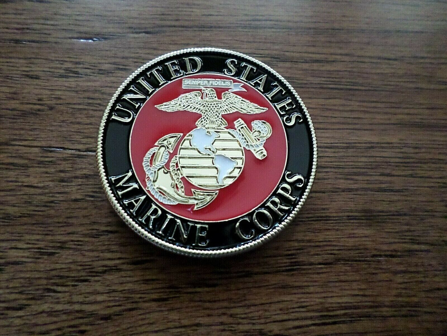 U.S MARINE CORPS USMC IWO JIMA CHALLENGE COIN NEW IN PACKAGE COLLECTOR'S SERIES