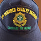 U.S ARMY 2ND ARMORED CAVALRY REGIMENT HAT COMBAT VETERAN MILITARY OFFICIAL CAP