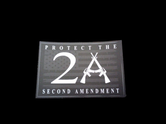 2ND Amendment Right Protect The Second Amendment Window Decal Vinyl Sticker