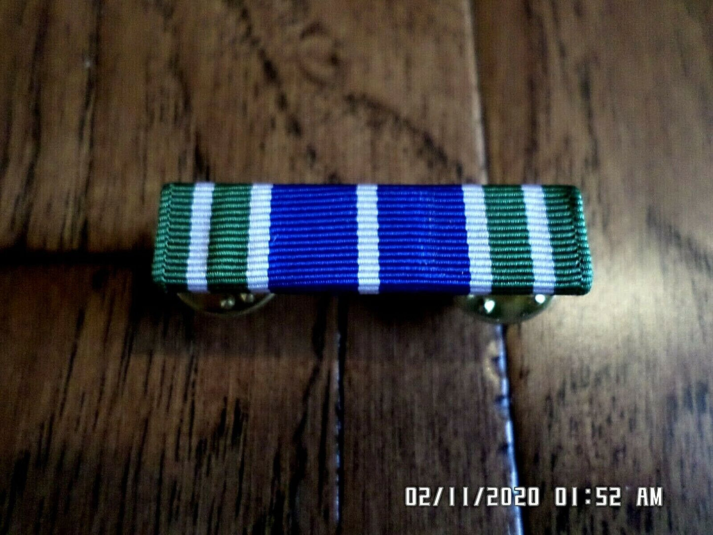 ARMY ACHIEVEMENT SERVICE RIBBON WITH RIBBON HOLDER US MILITARY VETERAN GI ISSUE