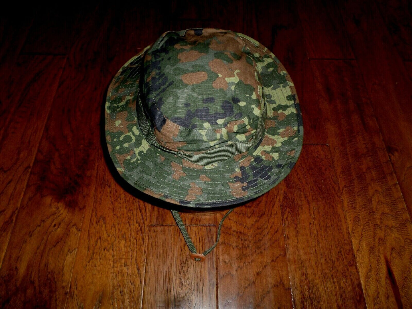 NEW GERMAN FLECKTARN CAMOUFLAGE PATTERN BOONIE HAT 100% RIP-STOP