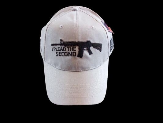 I Plead The 2nd Amendment Hat Embroidered  Polo Baseball Cap Relaxed Fit