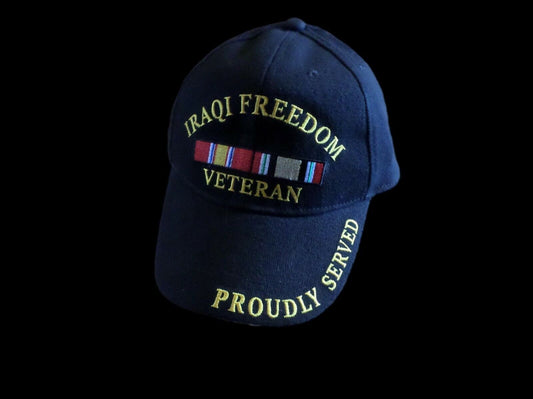 U.S Military Iraqi Freedom Veteran Hat Embroidered Baseball Cap