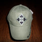 U.S ARMY 4TH INFANTRY DIVISION HAT MILITARY BASEBALL CAP OD GREEN STONE WASHED
