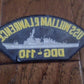 U.S NAVY SHIP HAT PATCH. USS WILLIAM P. LAWRENCE DDG-110 SHIP PATCH U.S.A MADE