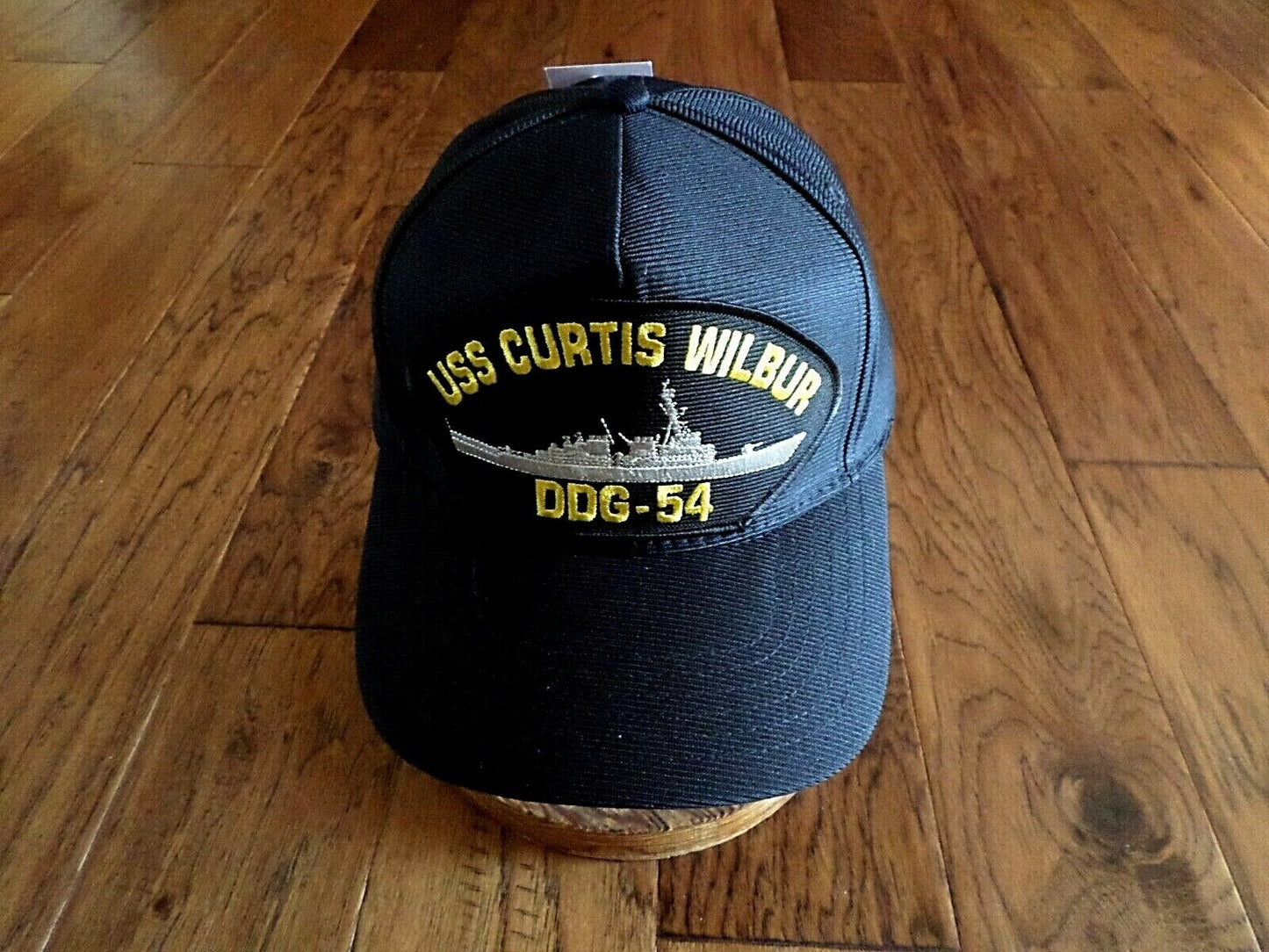 USS CURTIS WILBUR DDG-54 NAVY SHIP HAT U.S MILITARY OFFICIAL BALL CAP U.S.A MADE