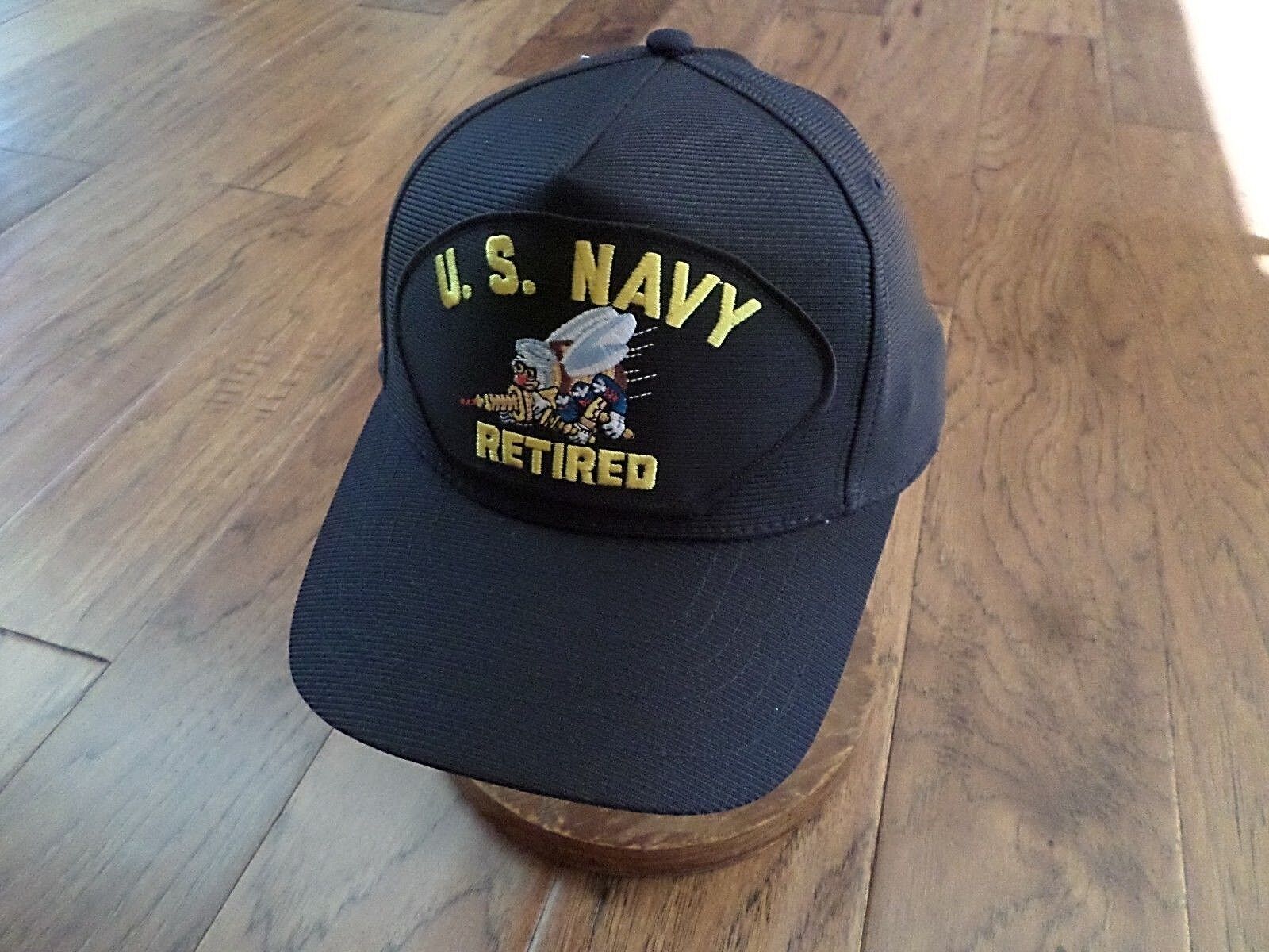 U.S NAVY RETIRED SEABEES HAT U.S MILITARY OFFICIAL BALL CAP U.S.A MADE ...