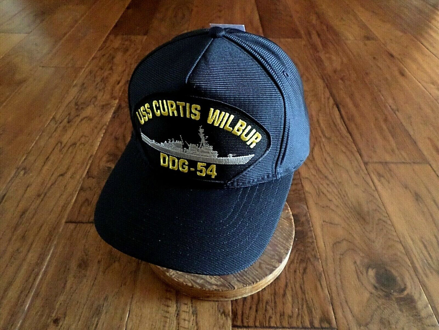 USS CURTIS WILBUR DDG-54 NAVY SHIP HAT U.S MILITARY OFFICIAL BALL CAP U.S.A MADE