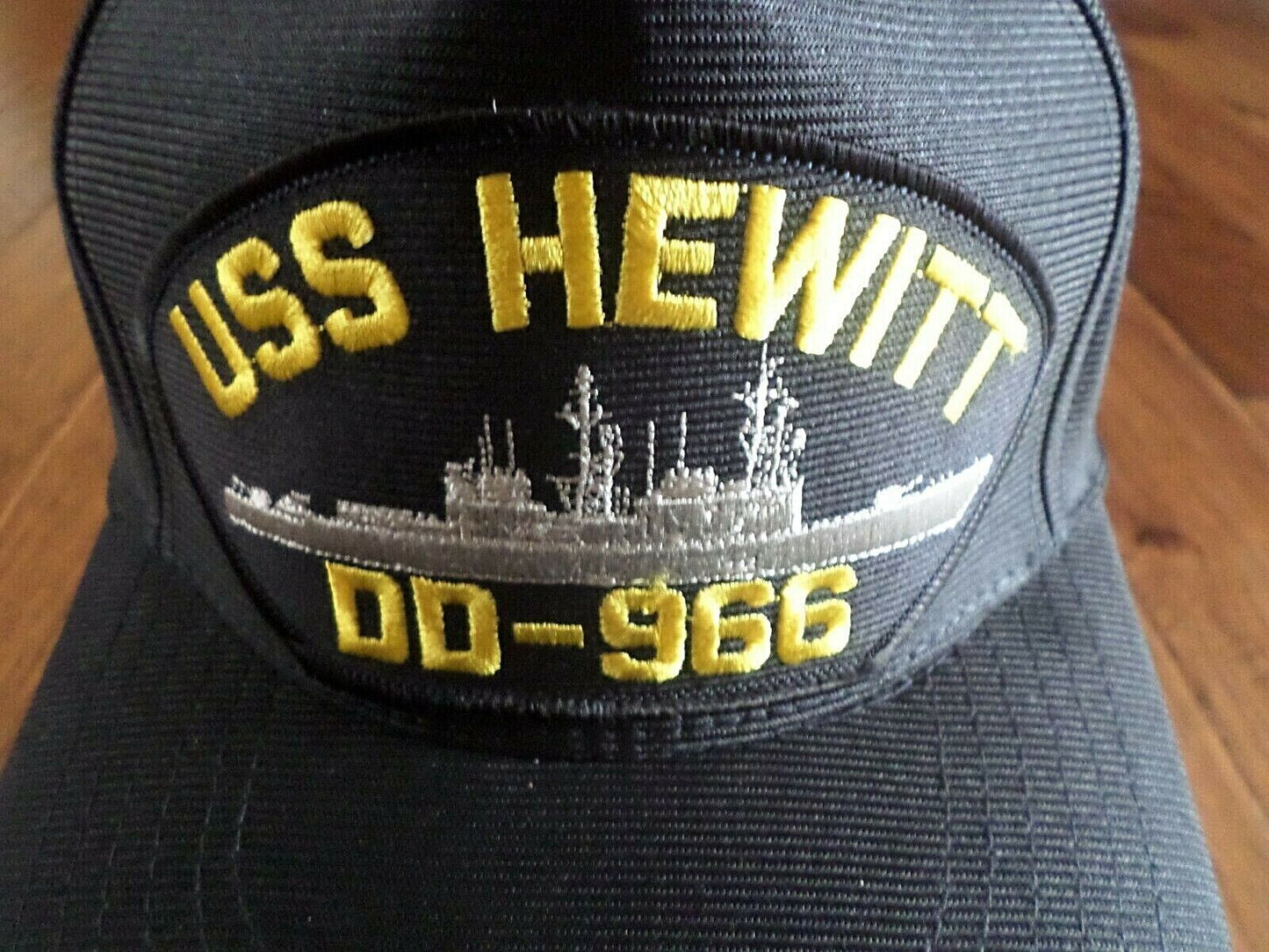 USS HEWITT DD-966 NAVY SHIP HAT U.S MILITARY OFFICIAL BALL CAP U.S.A MADE