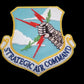 U.S MILITARY AIR FORCE SAC STRATEGIC AIR COMMAND PATCH 3 1/16" X 3 1/16 "