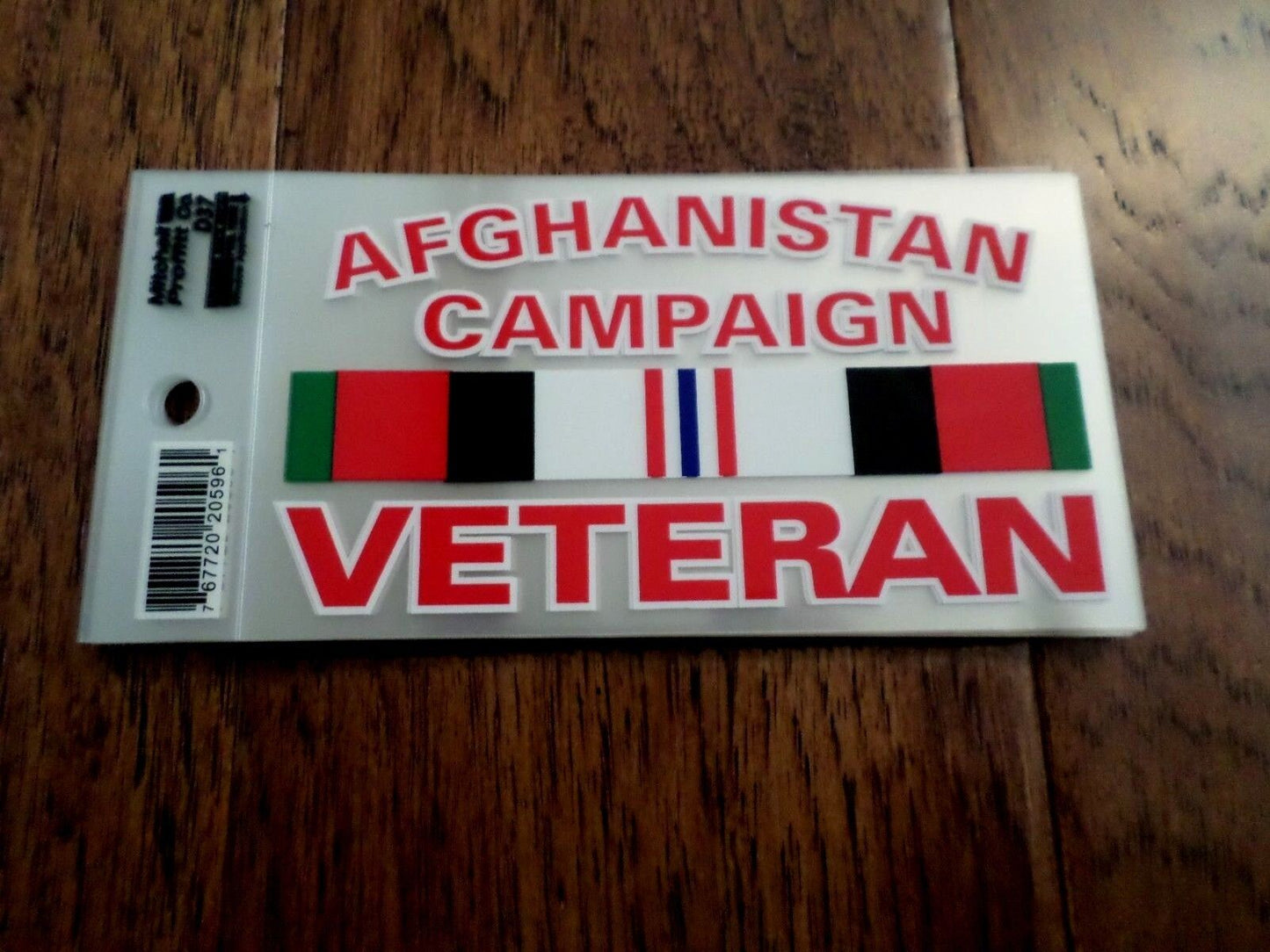 U.S MILITARY AFGHANISTAN CAMPAIGN  VETERAN WINDOW DECAL BUMPER STICKER