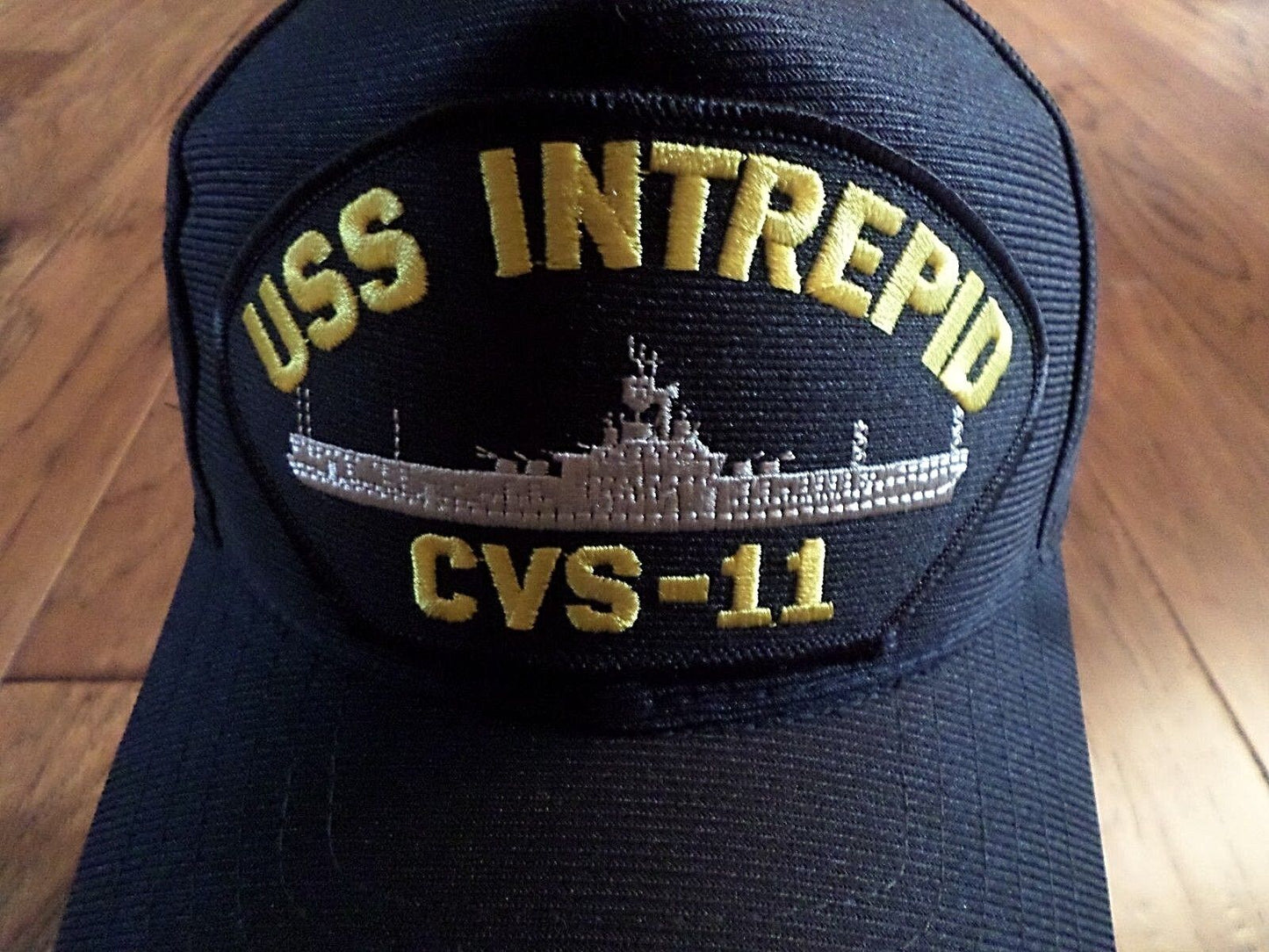 USS INTREPID CVS-11 NAVY SHIP HAT U.S MILITARY OFFICIAL BALL CAP U.S.A MADE