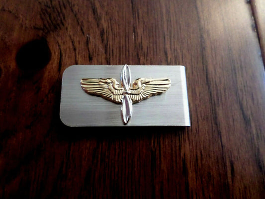 U.S ARMY AIR CORPS AVIATION CADET MONEY CLIP U.S AIR FORCE LICENSED PRODUCT