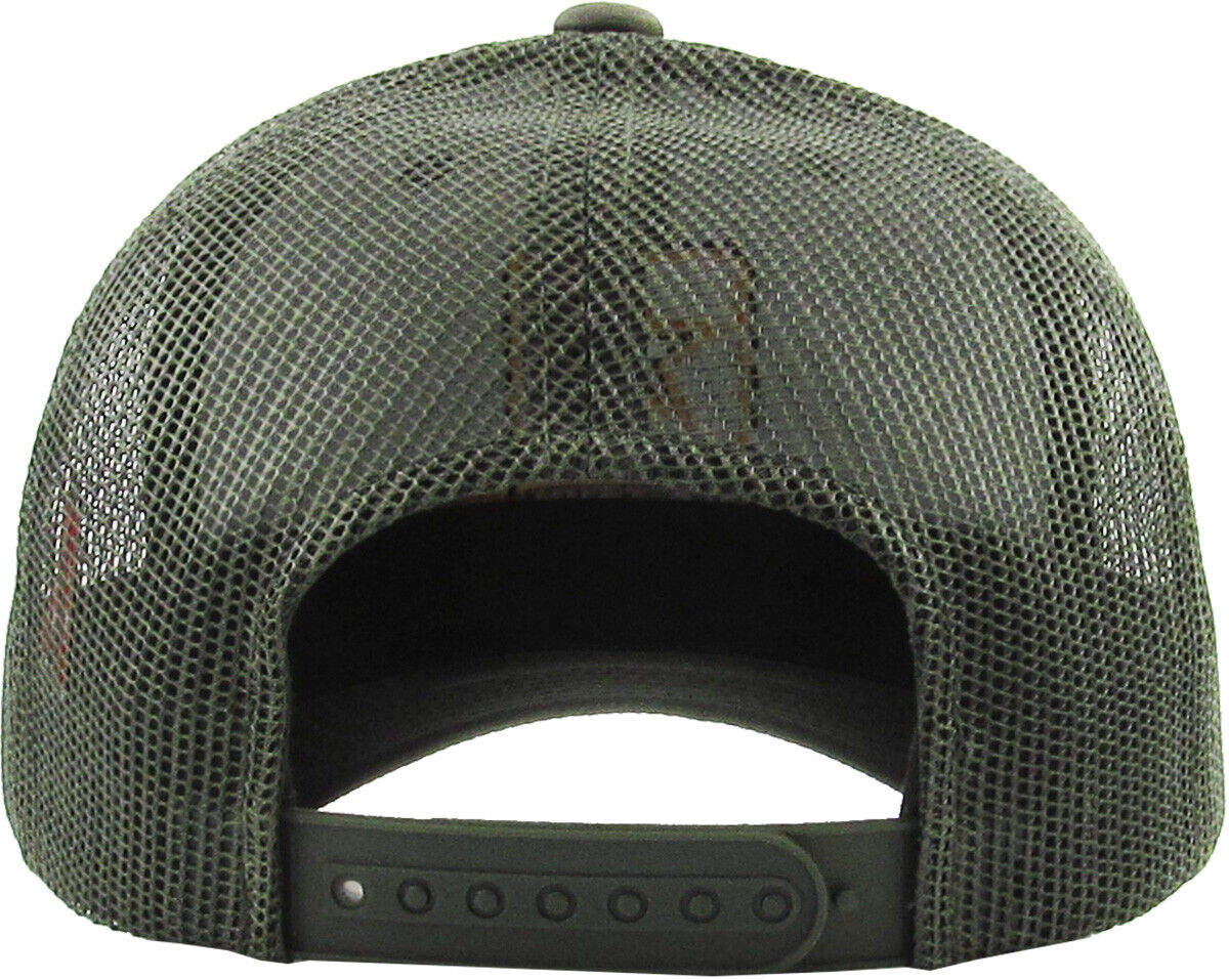 U.S Army Hat Cap Cotton Mesh Back OD Green Baseball Cap Army Star Logo