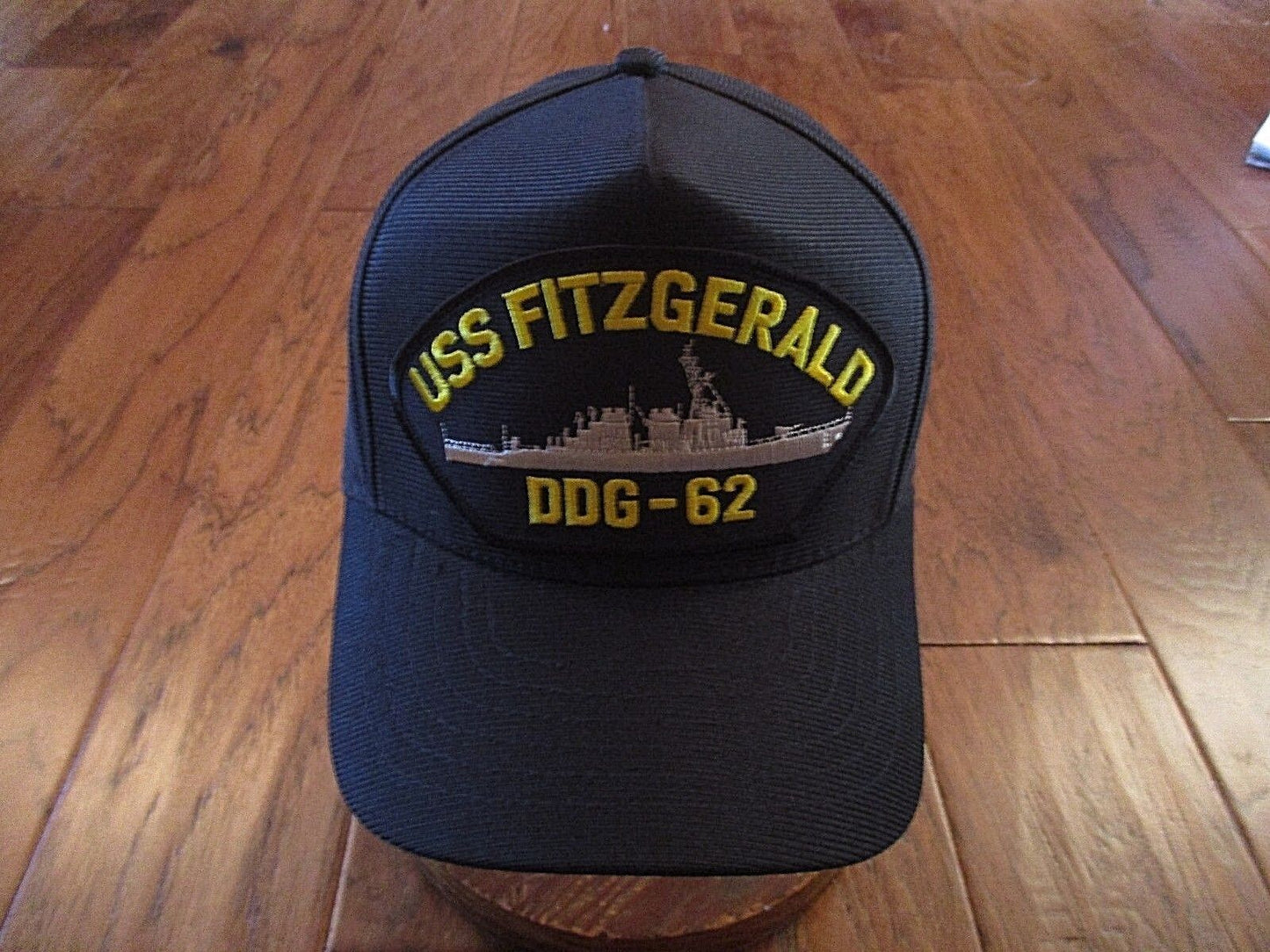 USS FITZGERALD DDG-62 NAVY SHIP HAT U.S MILITARY OFFICIAL BALL CAP U.S.A MADE