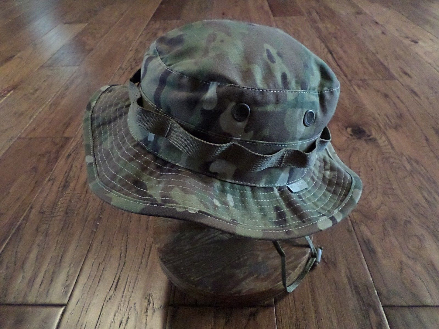 MULTICAM ARMY CAMOUFLAGE BOONIE HAT RIP STOP TYPE II HOT WEATHER HAT MEDIUM