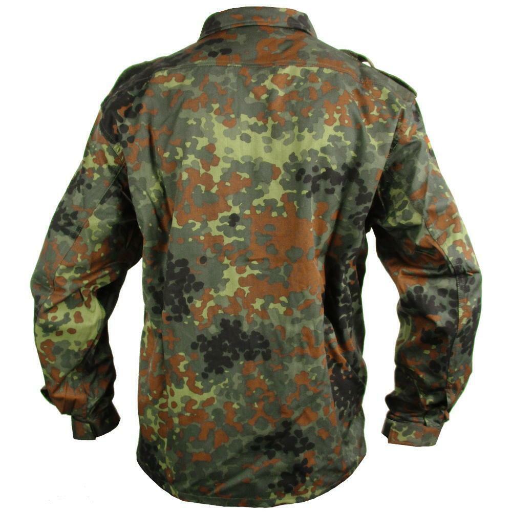 NEW GERMAN ARMY ISSUE FLECKTARN FLECK CAMOUFLAGE SHIRT/JACKET SIZE