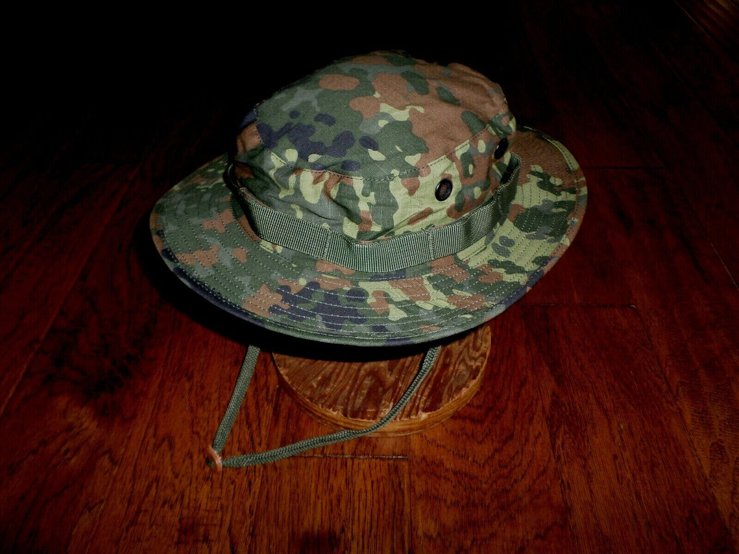 NEW GERMAN FLECKTARN CAMOUFLAGE PATTERN BOONIE HAT 100% RIP-STOP