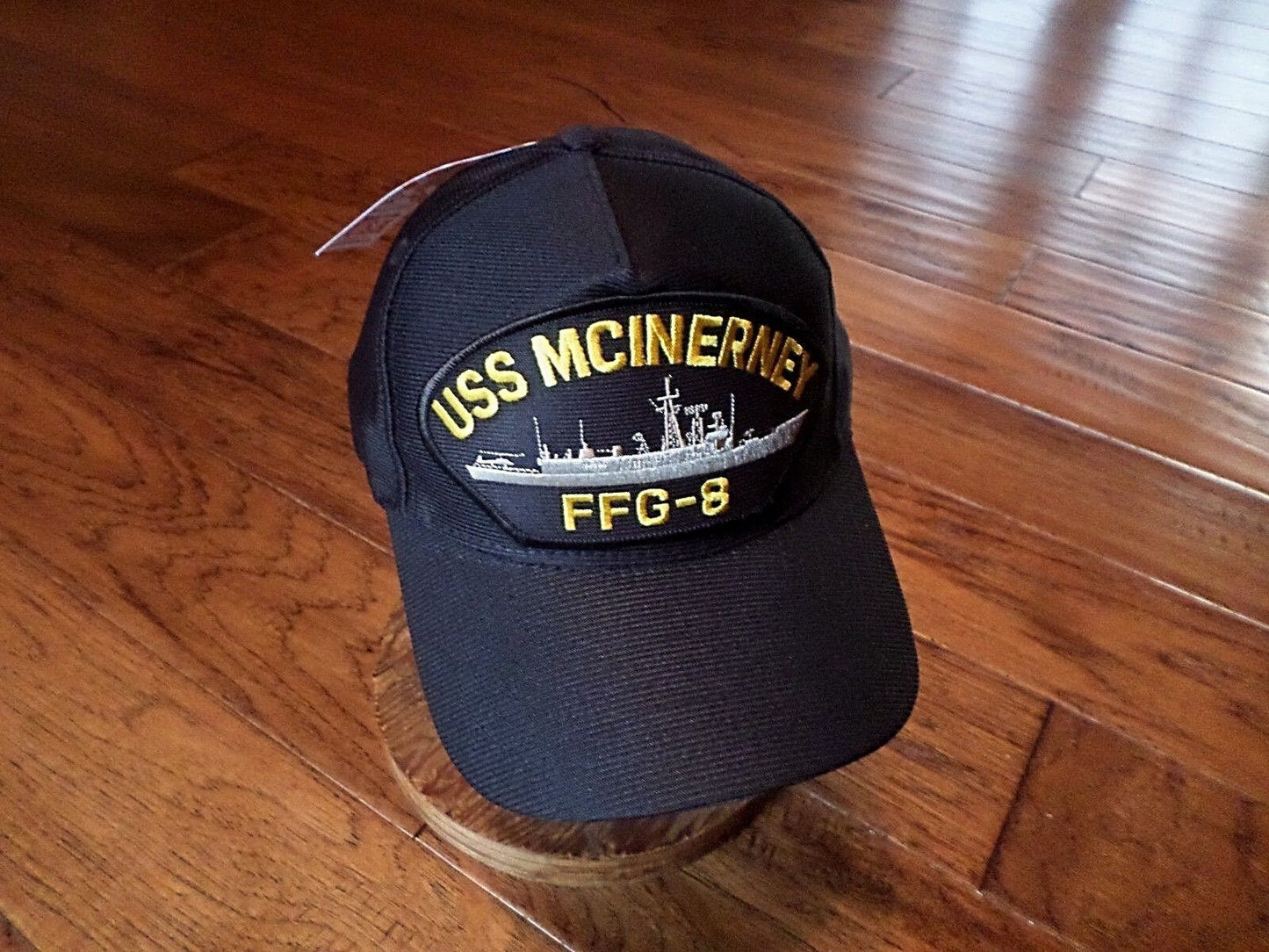 USS MCINERNEY FFG-8 NAVY SHIP HAT U.S MILITARY OFFICIAL BALL CAP U.S.A MADE