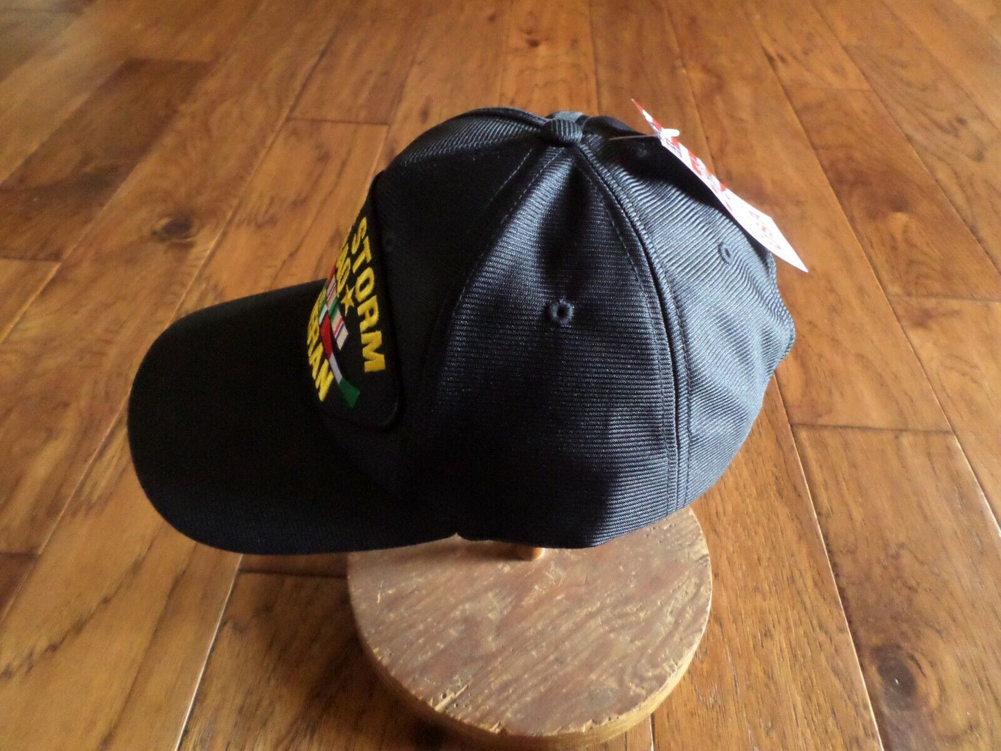 MILITARY DESERT STORM IRAQ VETERAN HAT U.S MILITARY OFFICIAL BALL CAP U.S.A MADE