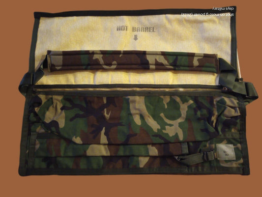 MILITARY ISSUE SPARE BARREL BAG CARRY CASE SHOULDER BAG WITH STRAP NEW M240B