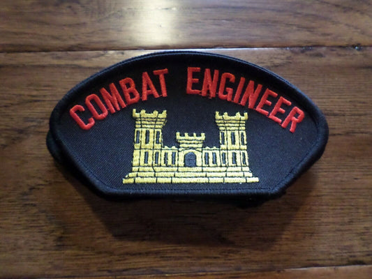 U.S ARMY COMBAT ENGINEER HAT PATCH HEAT TRANSFER SAPPER NEW IN BAGS