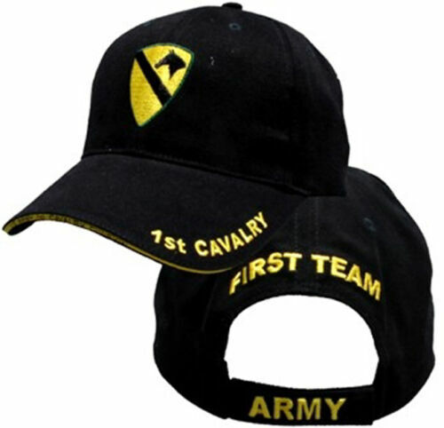 U.S. MILITARY ARMY 1st CAVALRY HAT EMBROIDERED MILITARY BALL CAP