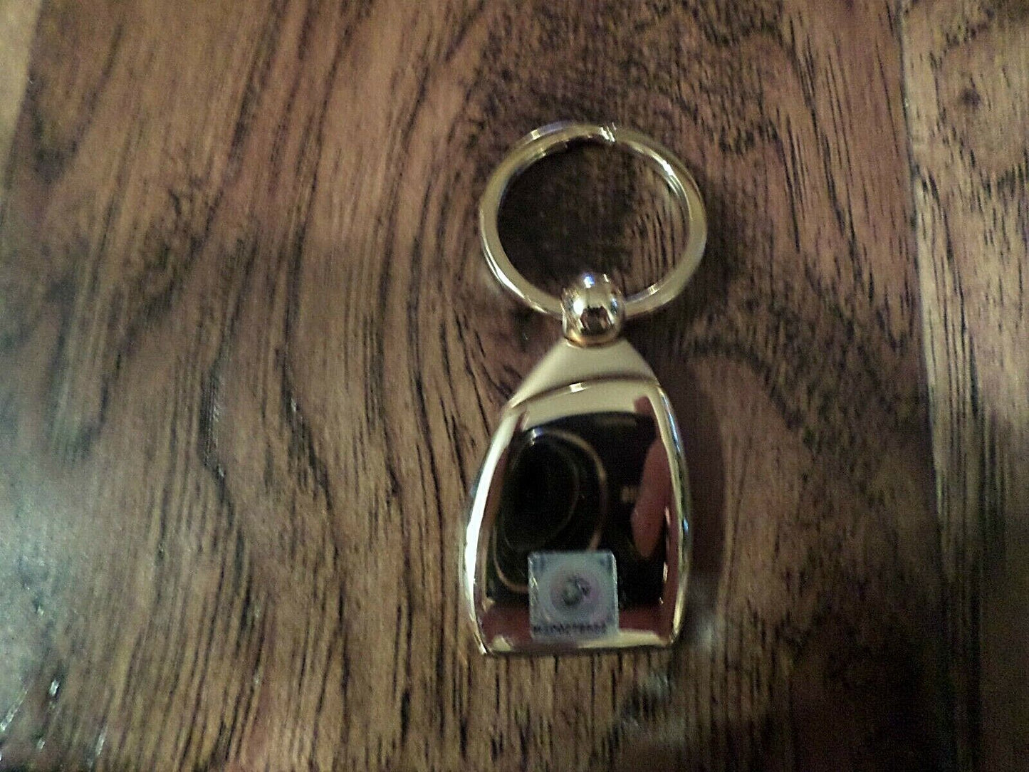 U.S MILITARY MARINE CORPS KEY CHAIN RING USMC EGA GOLD METAL KEY RING