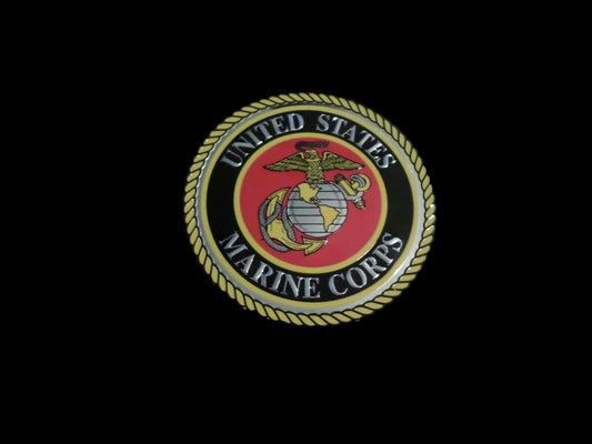 MARINE CORPS EMBOSSED FOIL EAGLE GLOBE & ANCHOR WINDOW DECAL STICKER U.S.A MADE