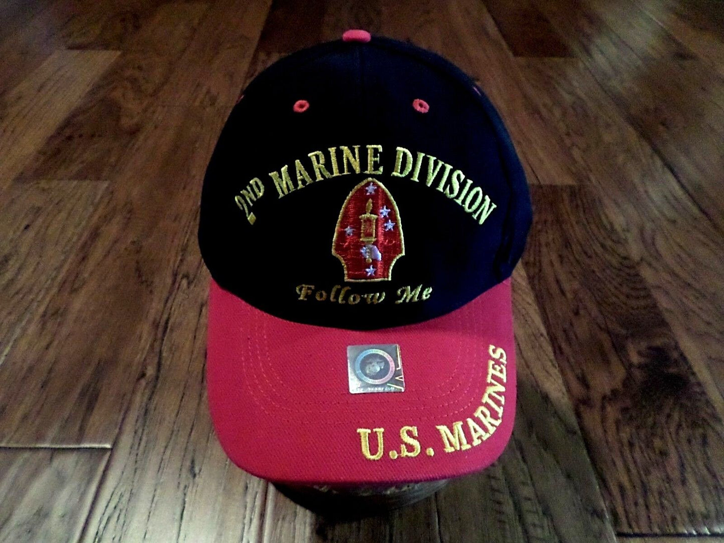 U.S Military 2nd Marine Corps Division hat ball cap Embroidered USMC Licensed