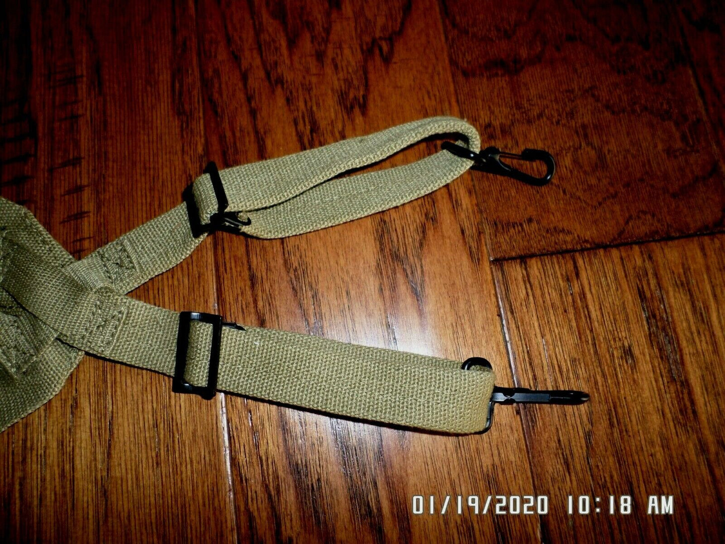 WWII U.S MILITARY ARMY M-1936 COMBAT SUSPENDERS KHAKI NEW IN BAGS