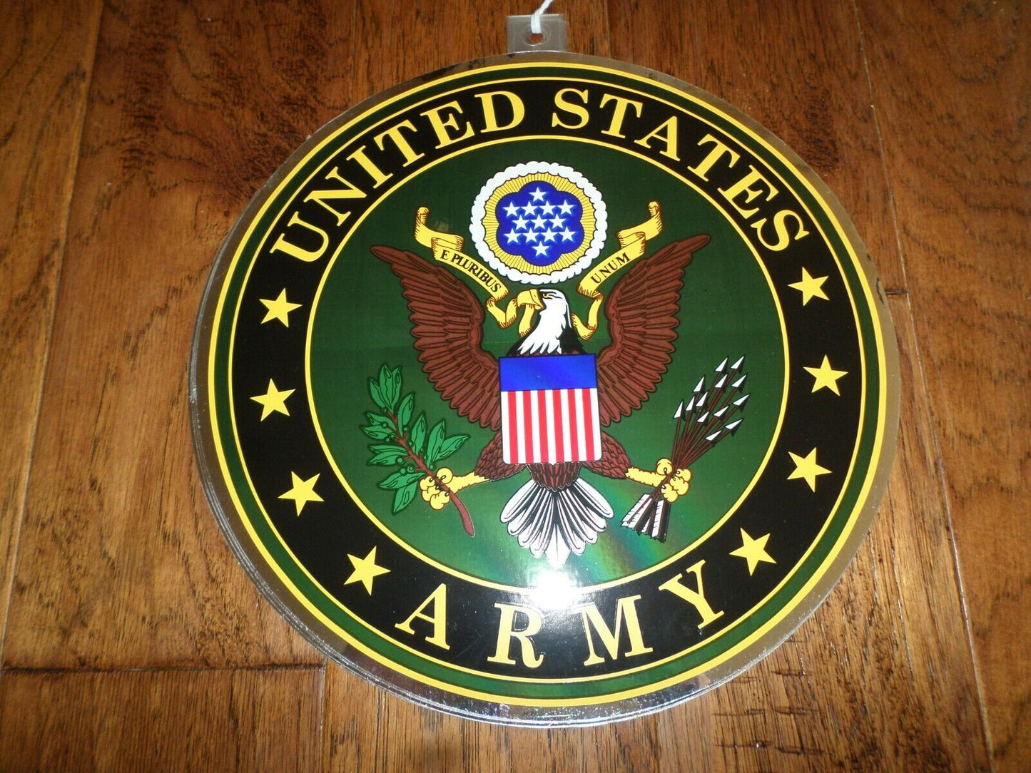 U.S MILITARY ARMY CREST LOGO OVERSIZED LARGE WINDOW DECAL STICKER 12" INCHES